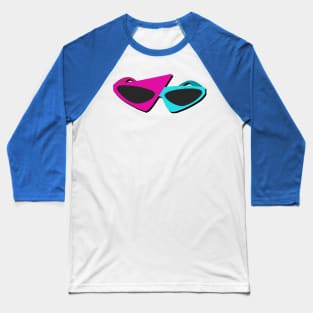 80's kid glasses retro Baseball T-Shirt